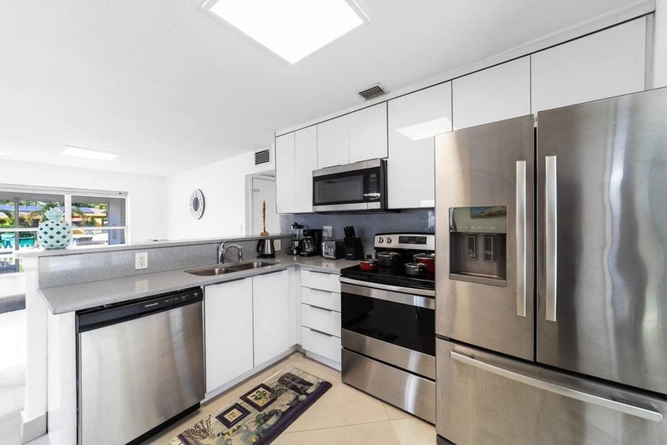 Private Heated Pool Villa In Ftl Near Beach Fort Lauderdale Bagian luar foto