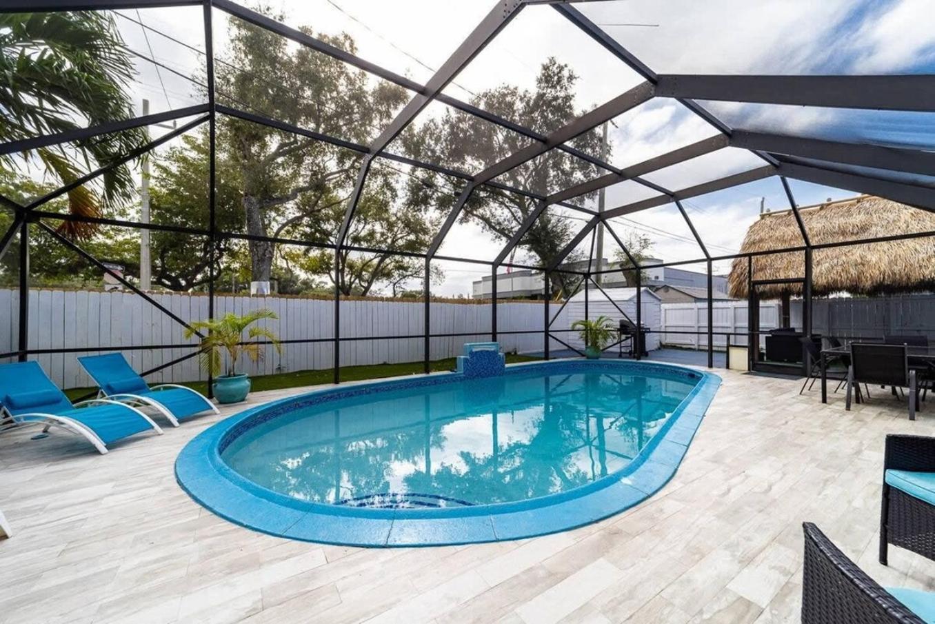 Private Heated Pool Villa In Ftl Near Beach Fort Lauderdale Bagian luar foto